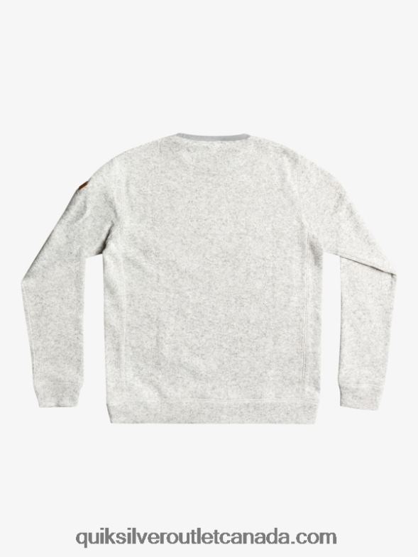 CA Quiksilver Men Keller Sweatshirt light grey heather TX4R21424