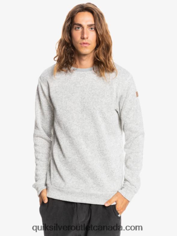 CA Quiksilver Men Keller Sweatshirt light grey heather TX4R21424
