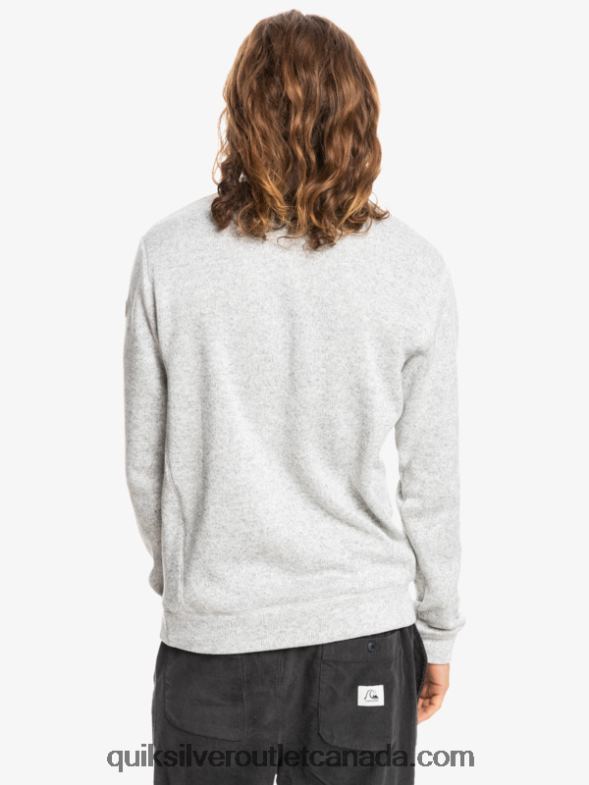 CA Quiksilver Men Keller Sweatshirt light grey heather TX4R21424