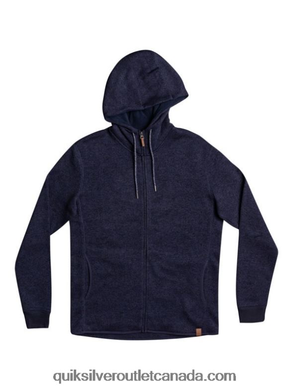 CA Quiksilver Men Keller Zip-Up Hoodie parisian night TX4R21478