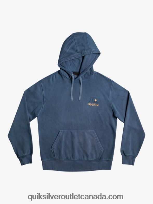 CA Quiksilver Men Neon Slab Hoodie bering sea TX4R21355