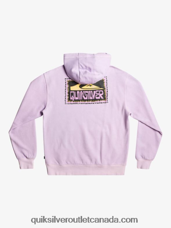 CA Quiksilver Men Neon Slab Hoodie pastel lilac TX4R21356