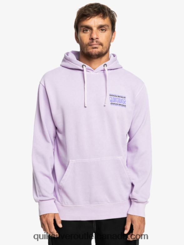 CA Quiksilver Men Neon Slab Hoodie pastel lilac TX4R21356