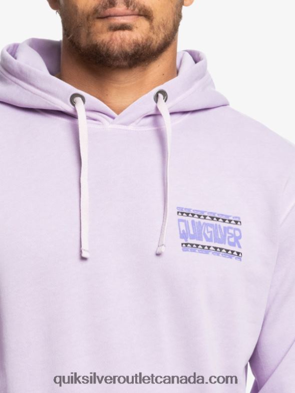 CA Quiksilver Men Neon Slab Hoodie pastel lilac TX4R21356