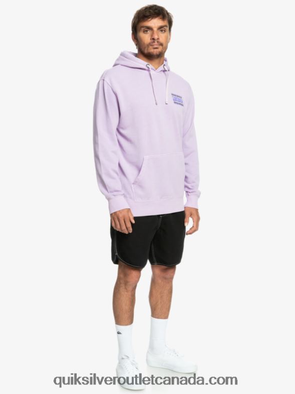 CA Quiksilver Men Neon Slab Hoodie pastel lilac TX4R21356