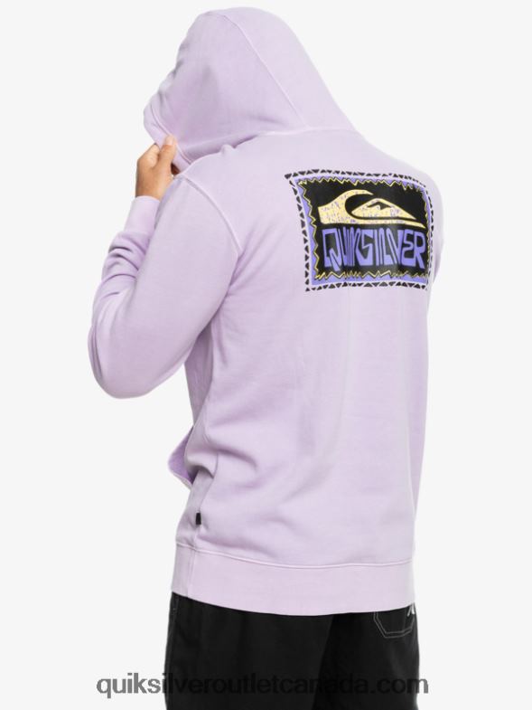 CA Quiksilver Men Neon Slab Hoodie pastel lilac TX4R21356