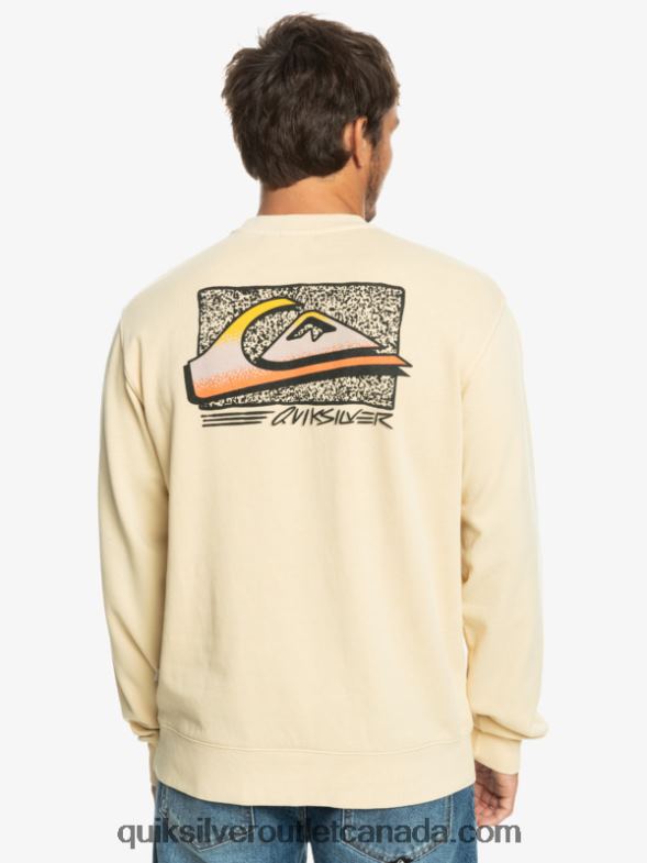 CA Quiksilver Men Neon Slab Sweatshirt birch TX4R21056