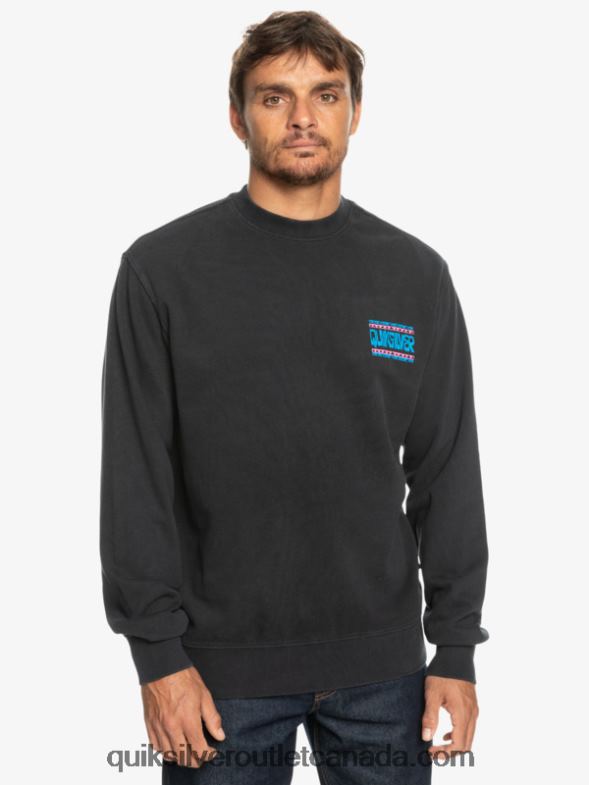 CA Quiksilver Men Neon Slab Sweatshirt black TX4R21055
