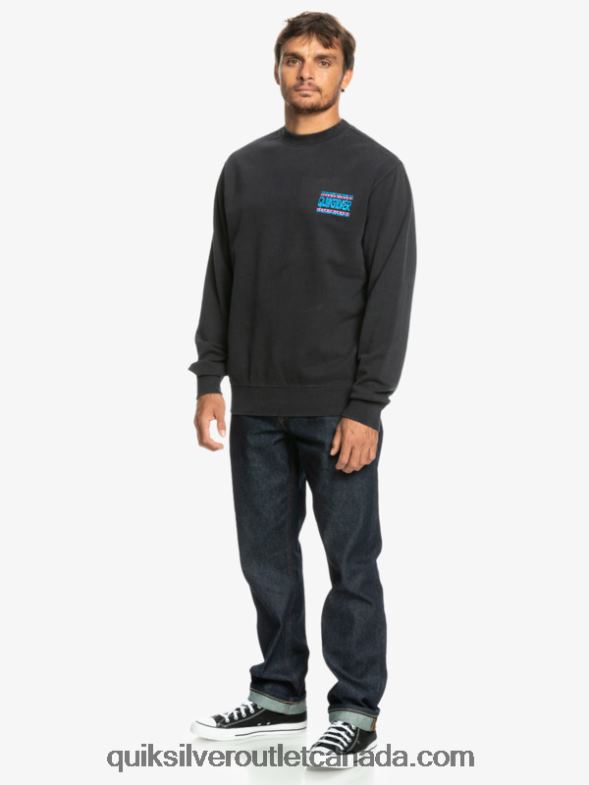 CA Quiksilver Men Neon Slab Sweatshirt black TX4R21055