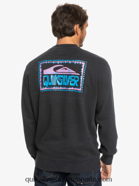 CA Quiksilver Men Neon Slab Sweatshirt black TX4R21055