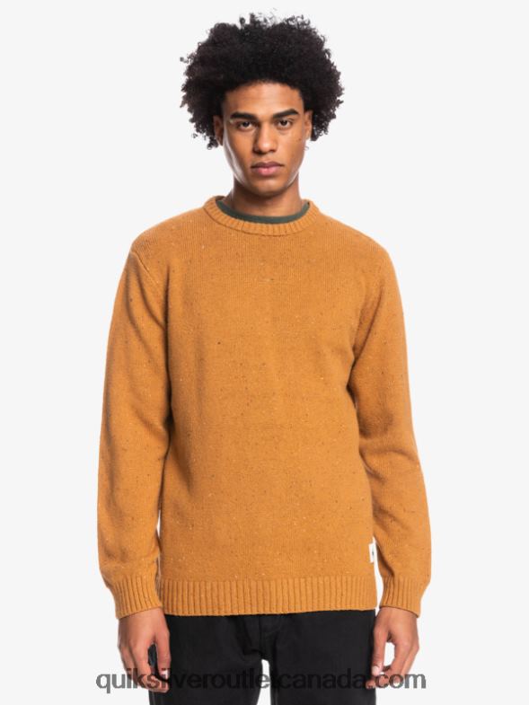 CA Quiksilver Men Neppy Sweater brown sugar TX4R21826