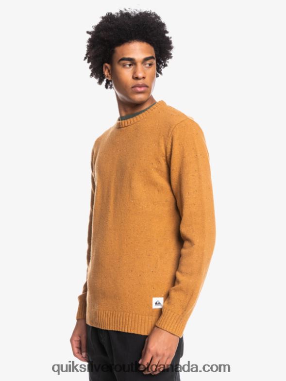 CA Quiksilver Men Neppy Sweater brown sugar TX4R21826
