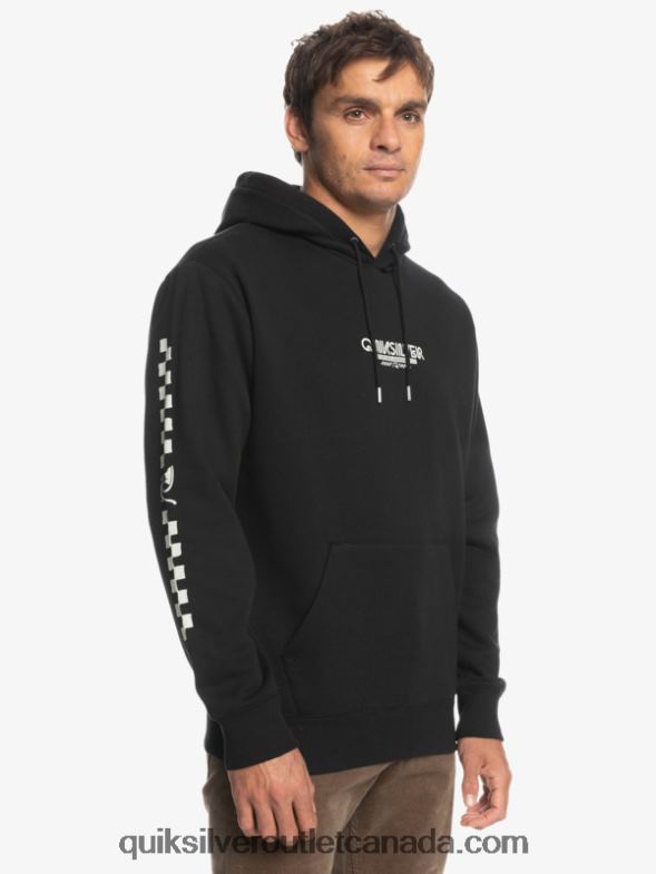 CA Quiksilver Men Omni Check Hoodie black TX4R21486