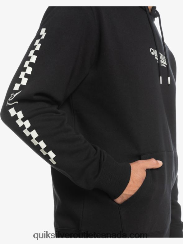 CA Quiksilver Men Omni Check Hoodie black TX4R21486