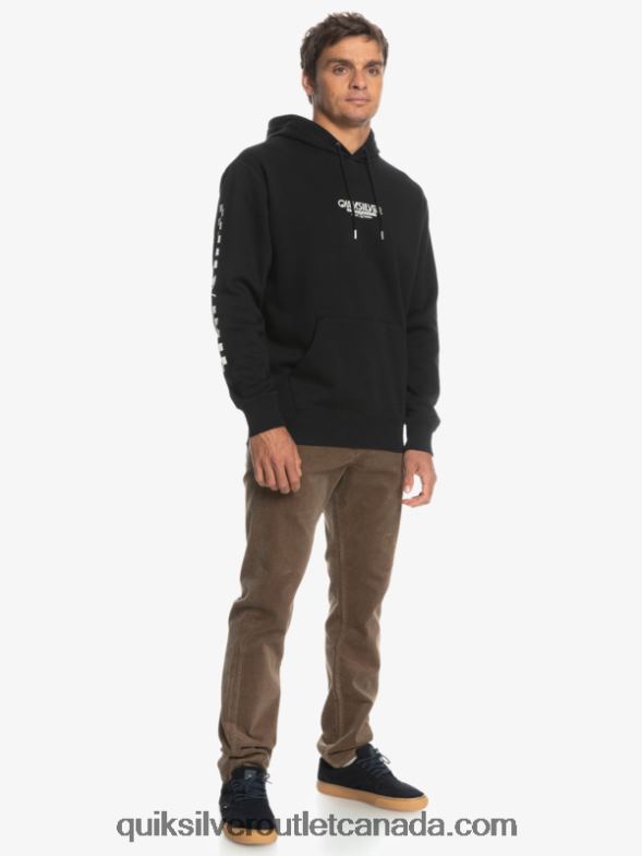 CA Quiksilver Men Omni Check Hoodie black TX4R21486