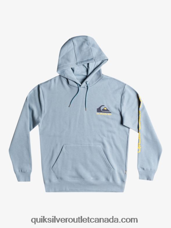 CA Quiksilver Men Omni Logo Hood Fleece Top black TX4R21090