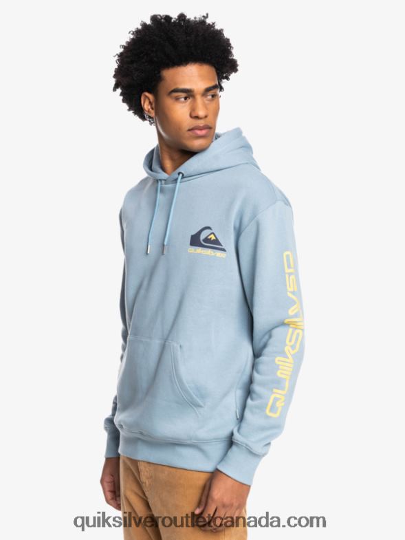 CA Quiksilver Men Omni Logo Hood Fleece Top black TX4R21090