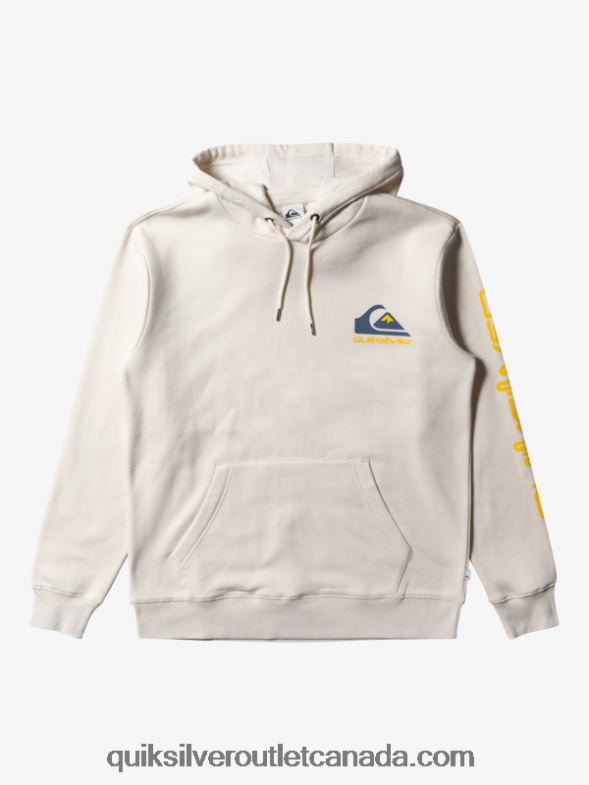 CA Quiksilver Men Omni Logo Hoodie birch TX4R2642