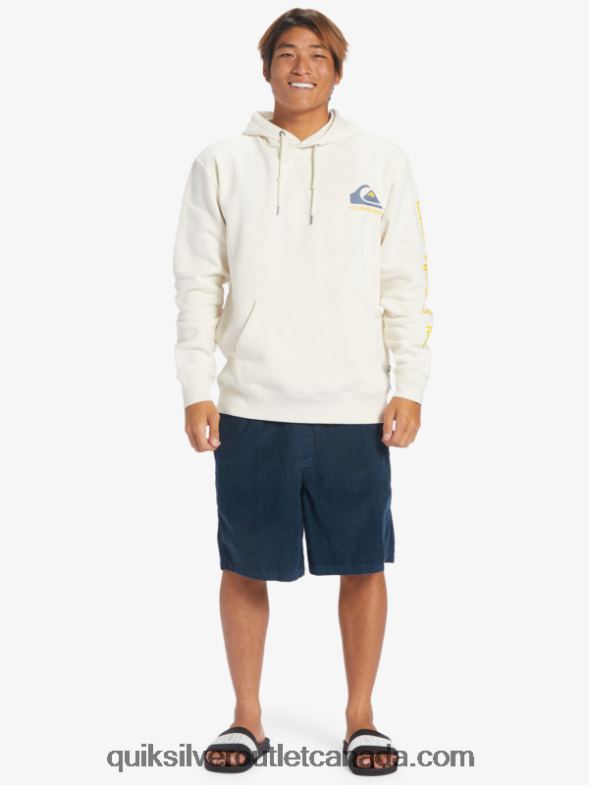 CA Quiksilver Men Omni Logo Hoodie birch TX4R2642