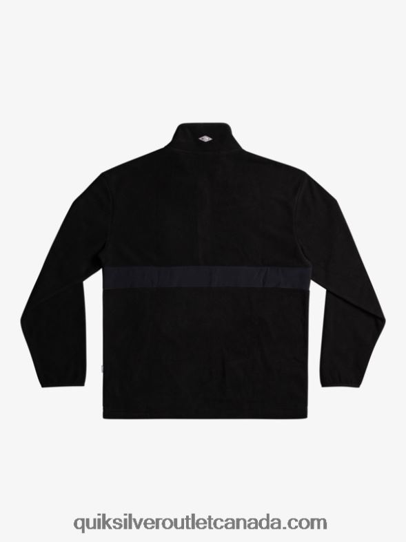 CA Quiksilver Men Saturn Half Zip Fleece black TX4R21561