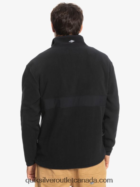 CA Quiksilver Men Saturn Half Zip Fleece black TX4R21561