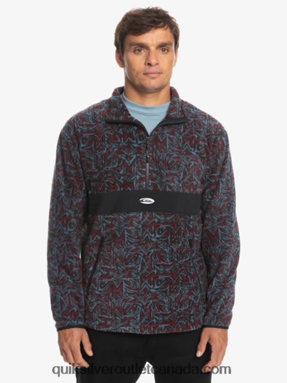 CA Quiksilver Men Saturn Half Zip Fleece provencial blue saturn TX4R21562