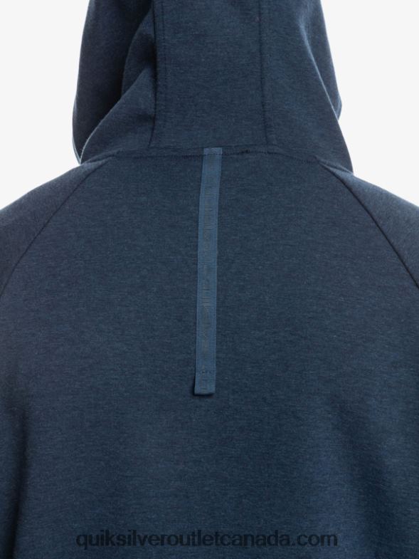CA Quiksilver Men Step Off Half-Zip Hoodie insignia blue heather TX4R21371