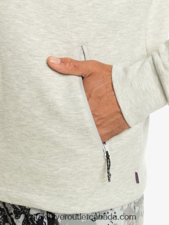 CA Quiksilver Men Step Off Hoodie gray violet heather TX4R21029