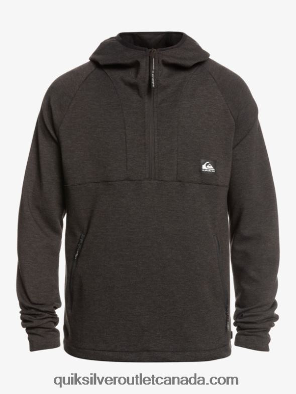 CA Quiksilver Men Step Off Hoodie phantom heather TX4R21028