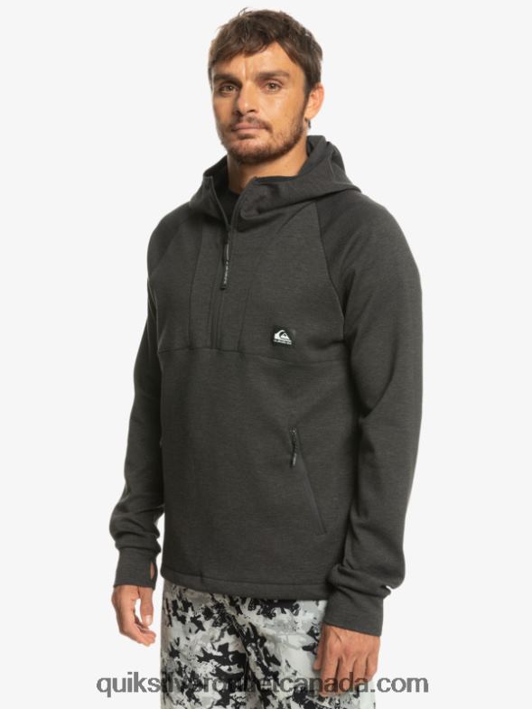 CA Quiksilver Men Step Off Hoodie phantom heather TX4R21028