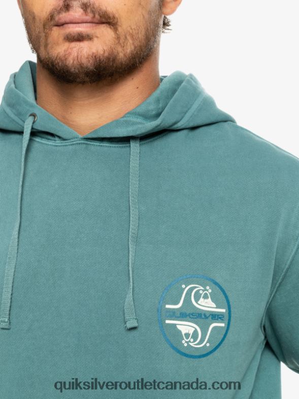 CA Quiksilver Men Sweet As Slab Hoodie brittany blue TX4R21220