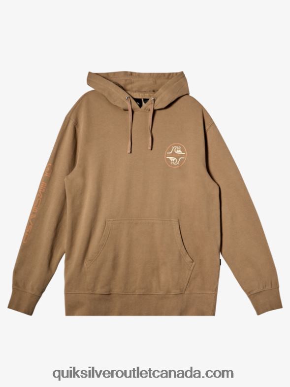 CA Quiksilver Men Sweet As Slab Hoodie plaza taupe TX4R21219