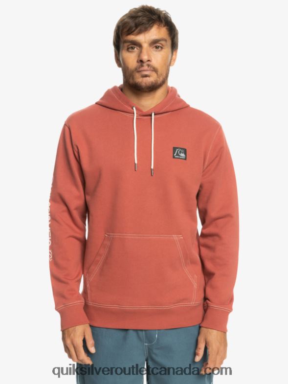 CA Quiksilver Men The Original Hoodie marsala TX4R21034