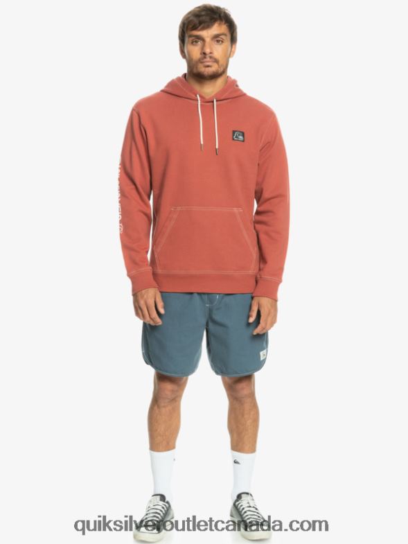 CA Quiksilver Men The Original Hoodie marsala TX4R21034