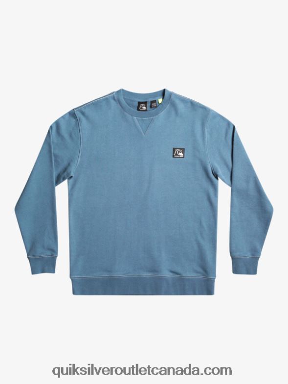 CA Quiksilver Men The Original Sweatshirt bering sea TX4R21114