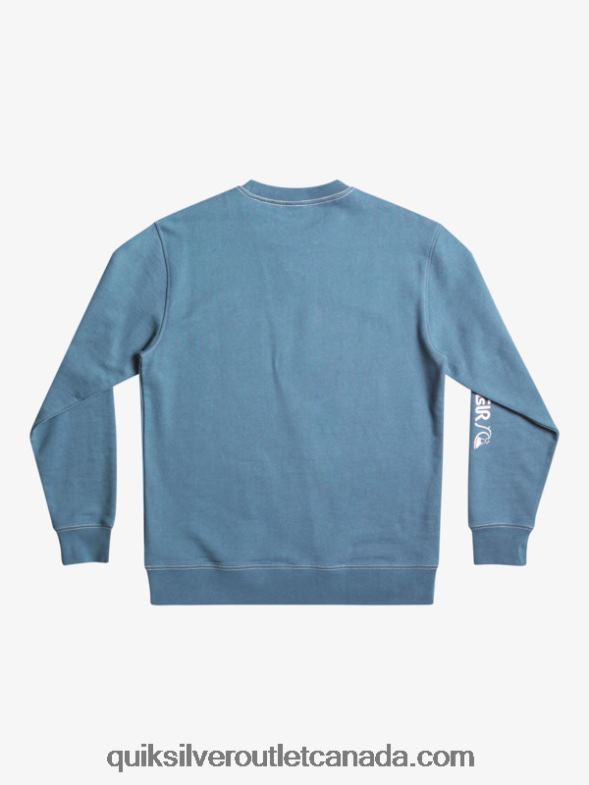 CA Quiksilver Men The Original Sweatshirt bering sea TX4R21114