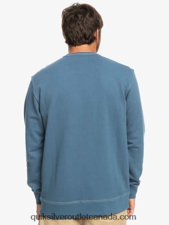 CA Quiksilver Men The Original Sweatshirt bering sea TX4R21114