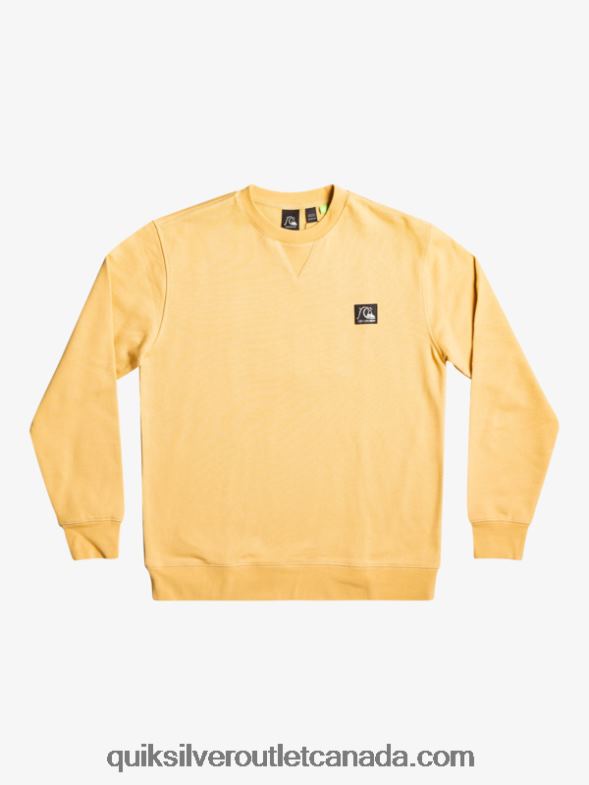 CA Quiksilver Men The Original Sweatshirt wheat TX4R21115