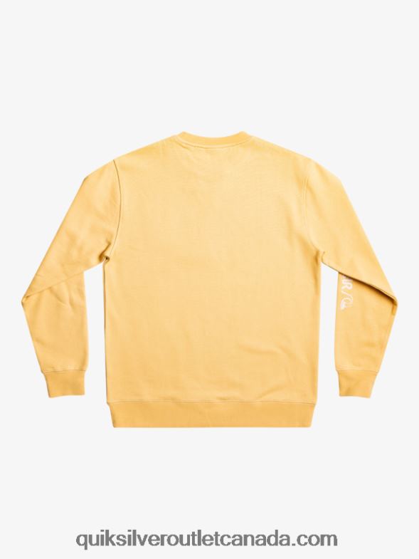 CA Quiksilver Men The Original Sweatshirt wheat TX4R21115