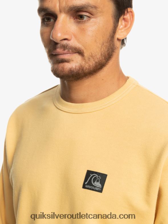 CA Quiksilver Men The Original Sweatshirt wheat TX4R21115
