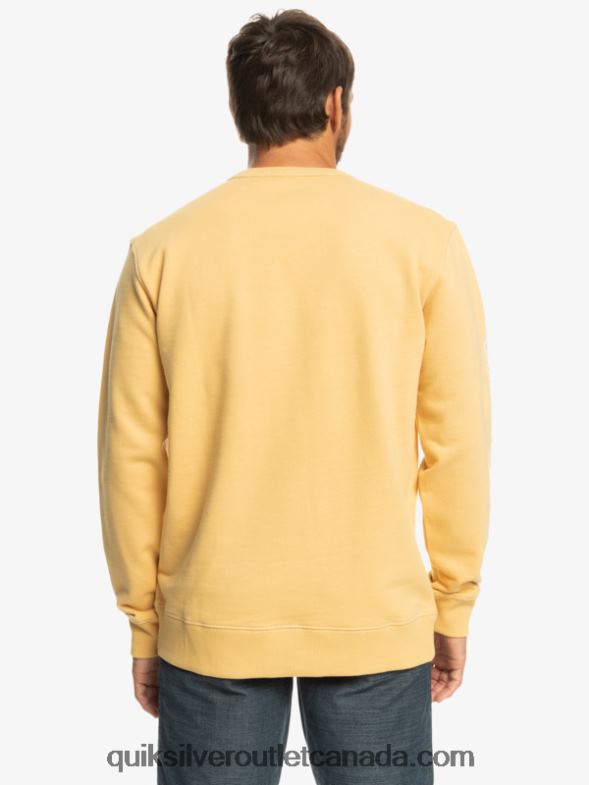 CA Quiksilver Men The Original Sweatshirt wheat TX4R21115
