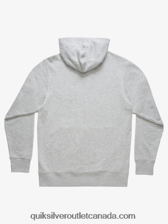 CA Quiksilver Men Waterman After Surf Zip-Up Hoodie light grey heather TX4R21419