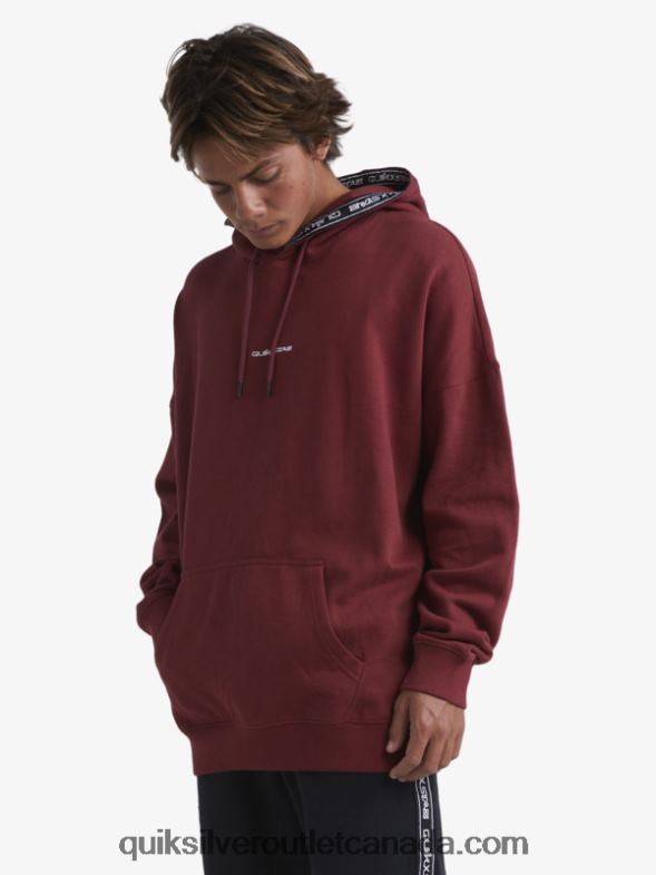 CA Quiksilver x Stab Men Hoodie ruby wine TX4R21804