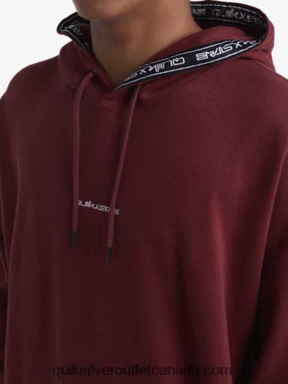CA Quiksilver x Stab Men Hoodie ruby wine TX4R21804