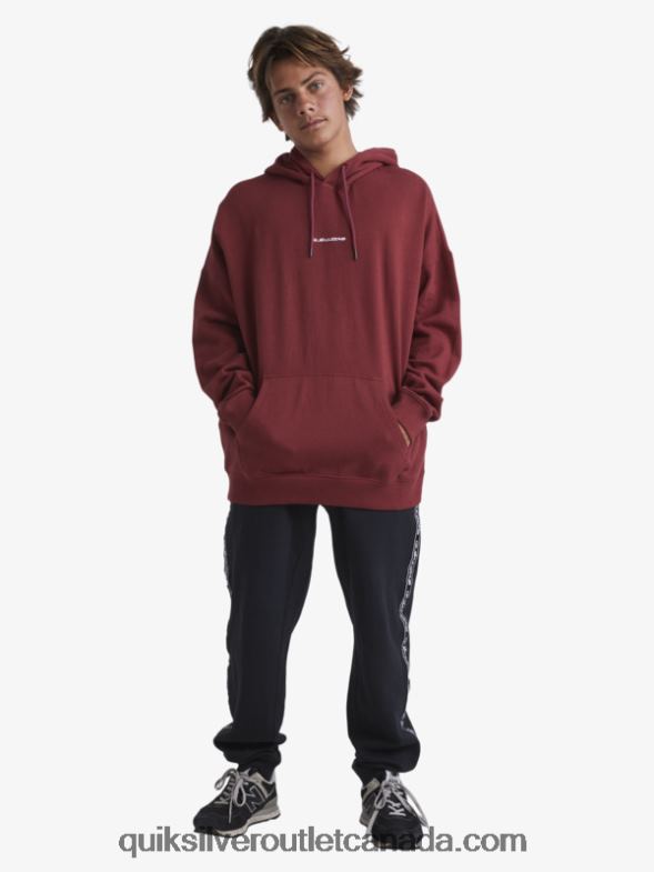 CA Quiksilver x Stab Men Hoodie ruby wine TX4R21804