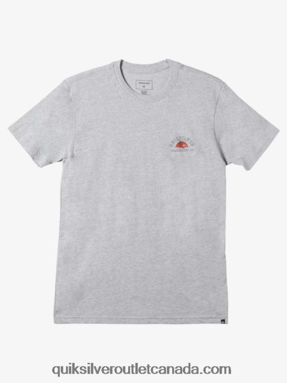 CA Quiksilver Men Alone At Last T-shirt athletic heather TX4R21161