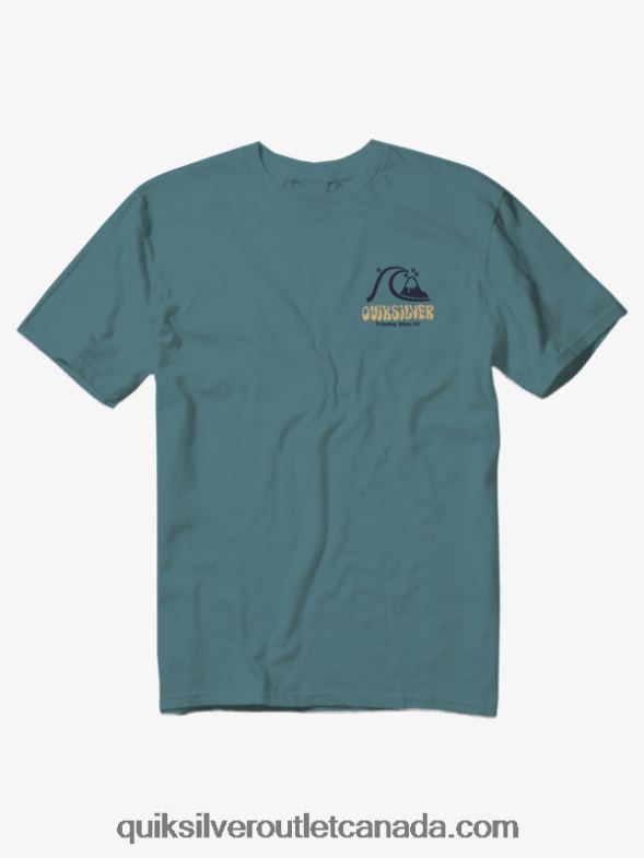 CA Quiksilver Men Arts In Palms T-Shirt brittany blue TX4R21099