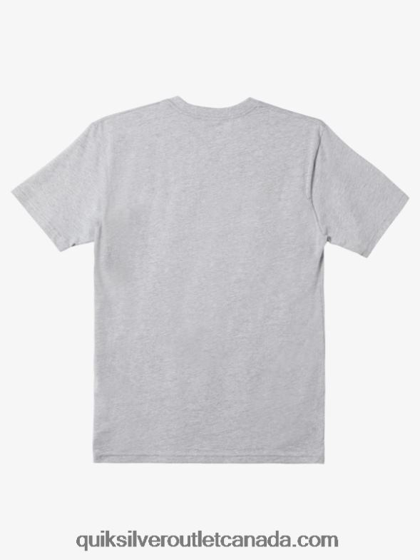 CA Quiksilver Men Between The Lines T-shirt athletic heather TX4R2977