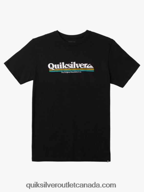 CA Quiksilver Men Between The Lines T-shirt black TX4R2976