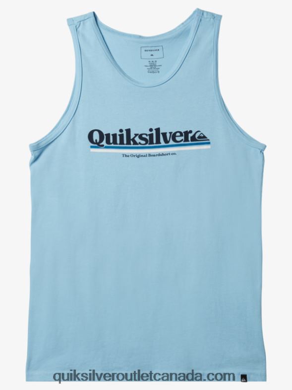 CA Quiksilver Men Between The Lines T-shirt sky blue TX4R21002